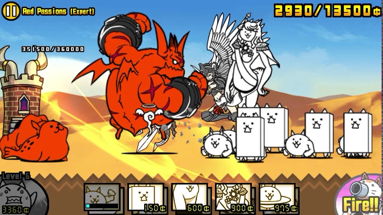 The Battle Cats - Growing Red - Red Passions (Expert)