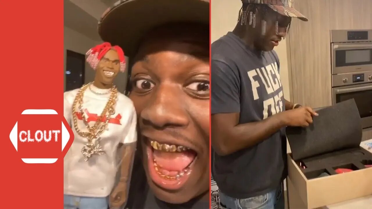 Lil Yachty Shows Off His Own Custom Rare 1-Of-1 Action Figure!