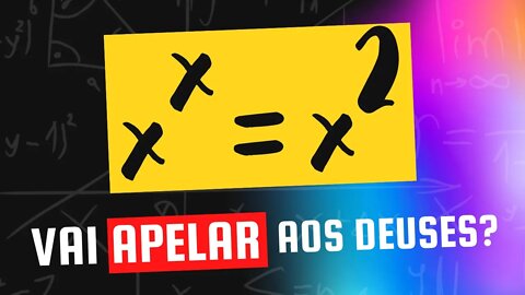 ( DESAFIO) QUAL O VALOR DE X NESSA EQUAÇÃO EXPONENCIAL ? | @Professor Theago