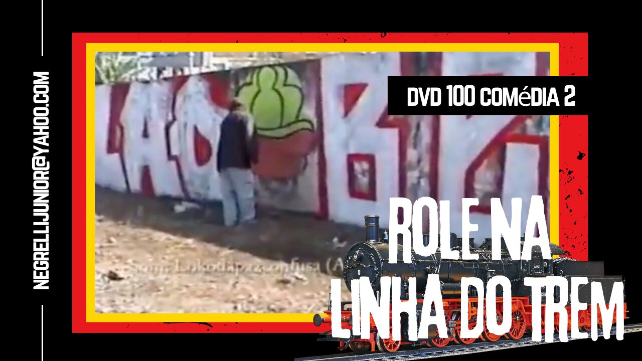 LADO B : BECK : ASTERISTICO Role na linha do Trem Mural de Graffiti DVD 100 COMÉDIA 2