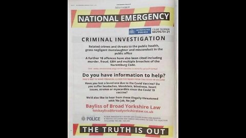 UNITED KINGDOM - DECLARING CRIMINAL INVESTIGATION