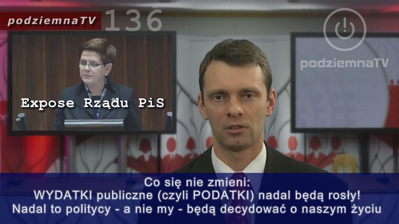 podziemna TV - Expose Premier Szydło i rządu PiS - koniec złudzeń #136 (23.11.2015)