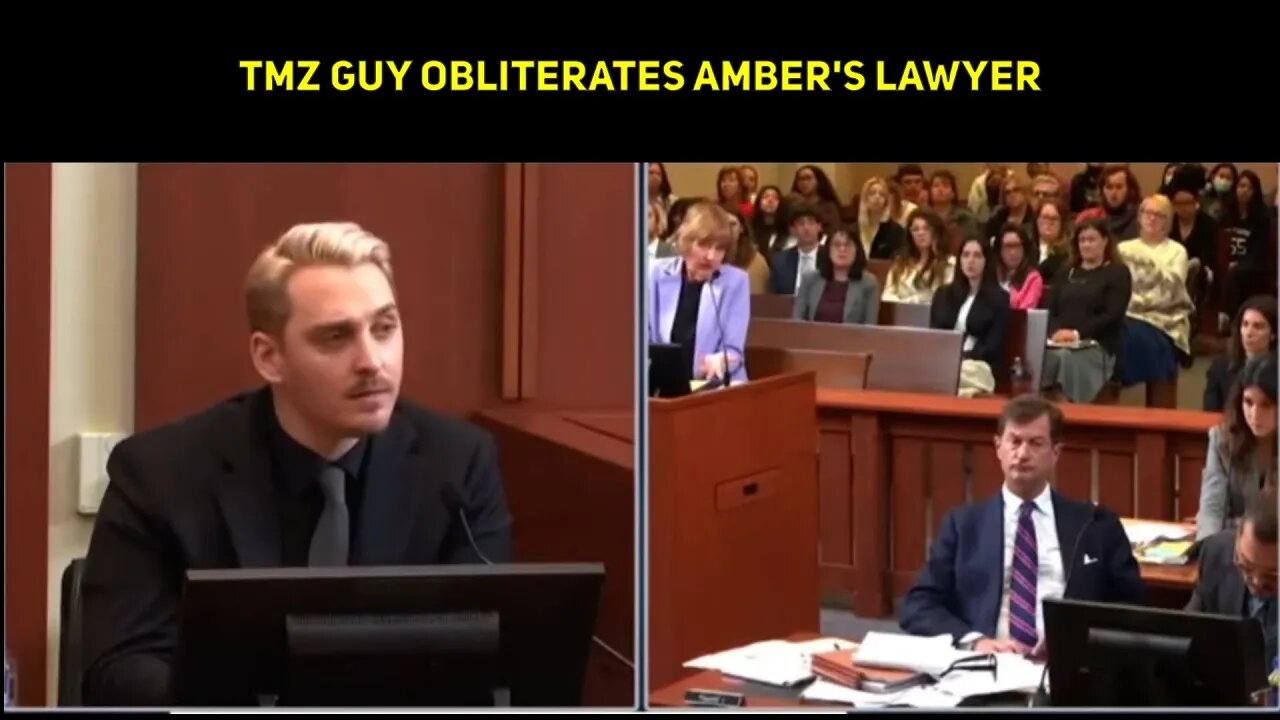 Amber Heard's Lawyer DESTROYED by TMZ Guy
