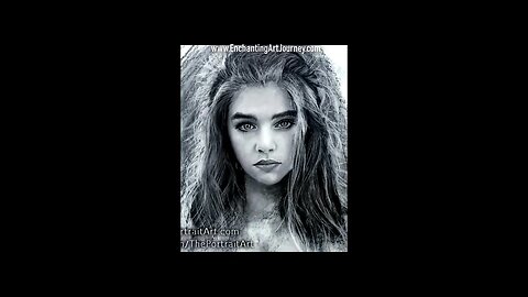 Beautiful Female Art Process