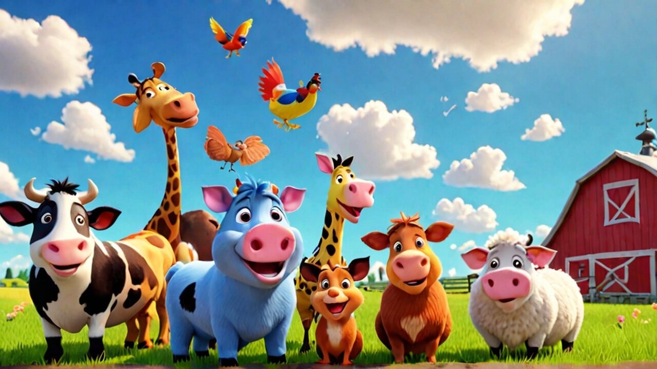 Old McDonald and His Farm Friends - Nursery Rhymes for Kids #kidssong #rhymessong #babysongs