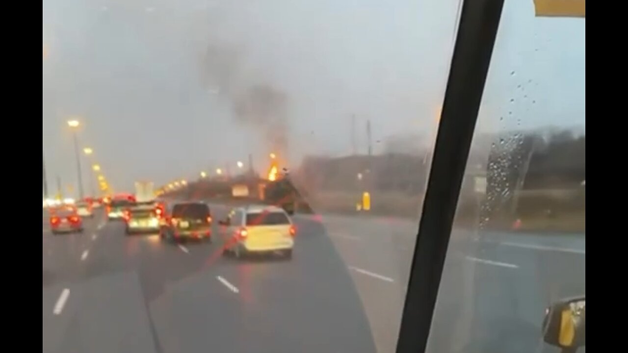 Truck Fire Toronto