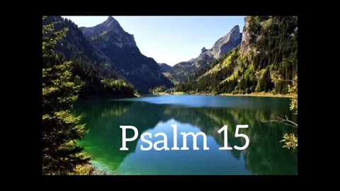 Psalm 15