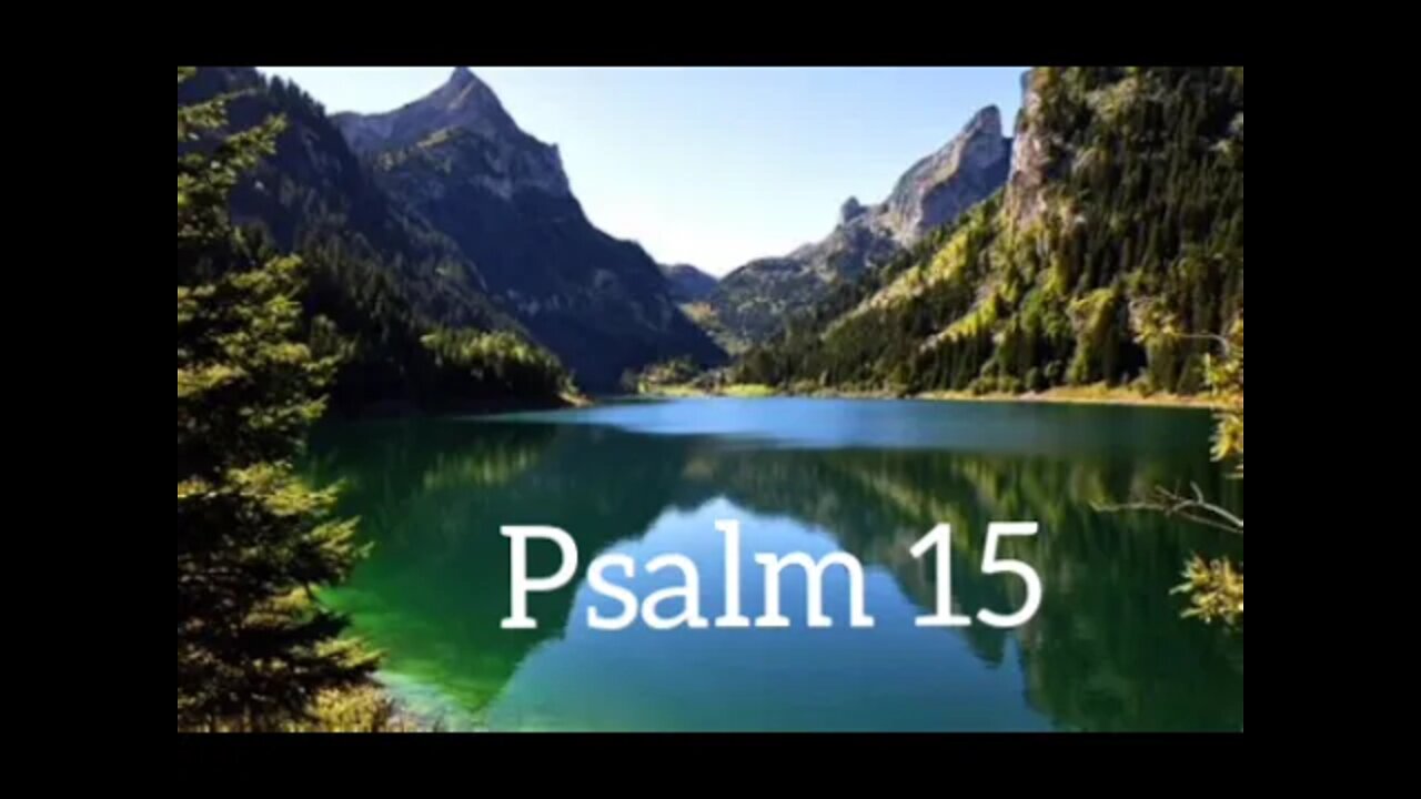 Psalm 15