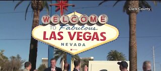 Las Vegas goes 'true blue' to honor law enforcement