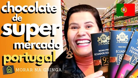 Provando Chocolates de Portugal - 95% de cacau é horrível 😖 - Morar na Gringa vlog dicas férias