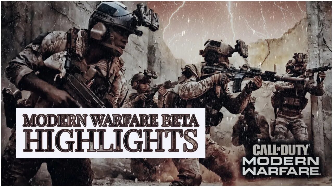 COD: Modern Warfare BETA highlights