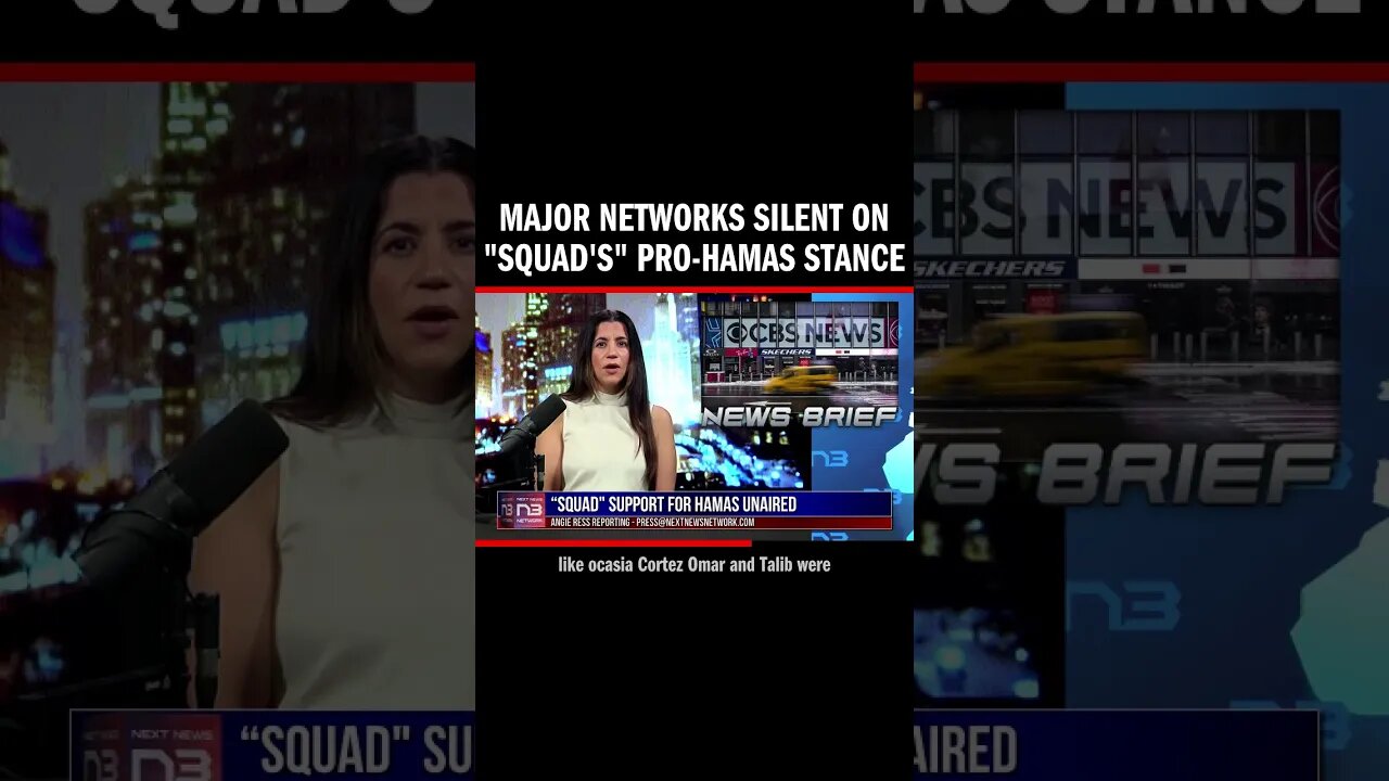 Major networks overlook "Squad" comments on Israel's terror attacks