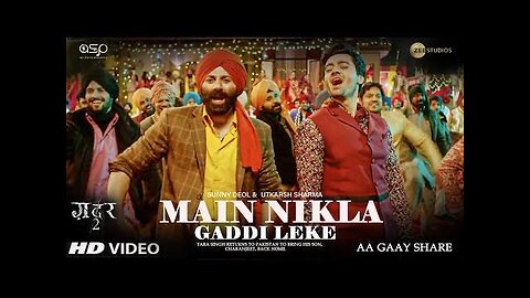 Main Nikla Gaddi Leke | Gadar 2 | Sunny Deol, Ameesha P, Utkarsh| Mithoon, Udit N, Aditya N| Uttam S