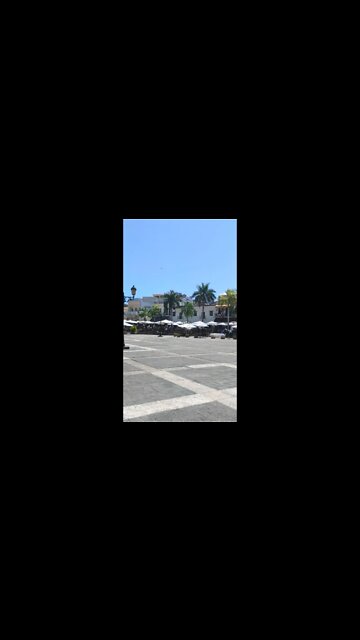 Plaza de la Hispanidad in Colonial Zone, Santo Domingo, Dominican Republic