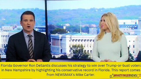 Florida Governor Ron DeSantis discusses his strategy to win over Trump-or-bust voters