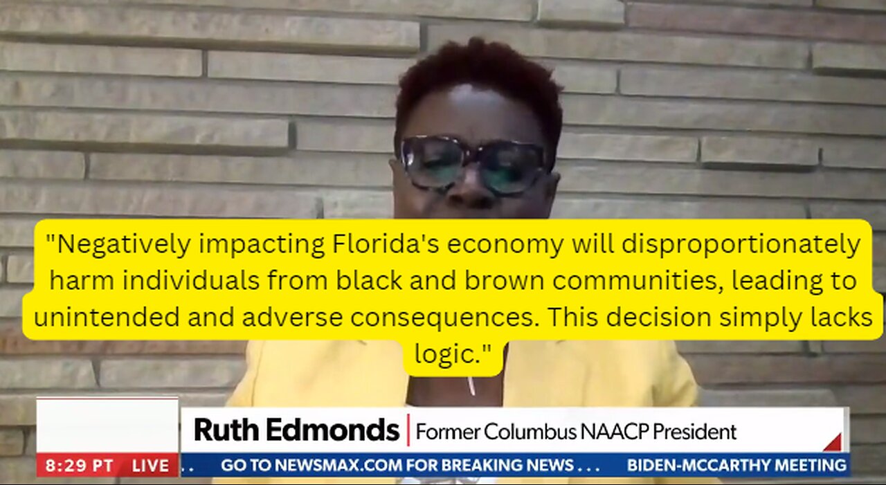 Negatively impacting Florida's economy will disproportionately harm individuals from black