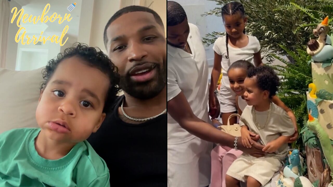 Tristan Thompson & Khloe Host An Elaborate 2nd B-Day Party For Son Tatum! 🦖