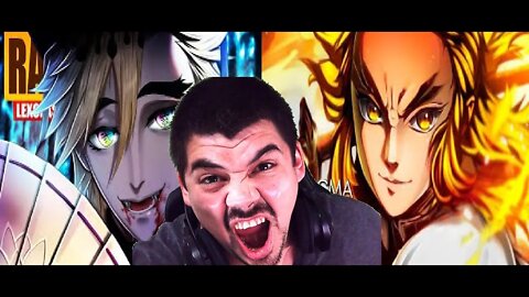 React 2 em 1 Rap do Douma e do Rengoku - LexClash e Enygma - Melhor do mundo