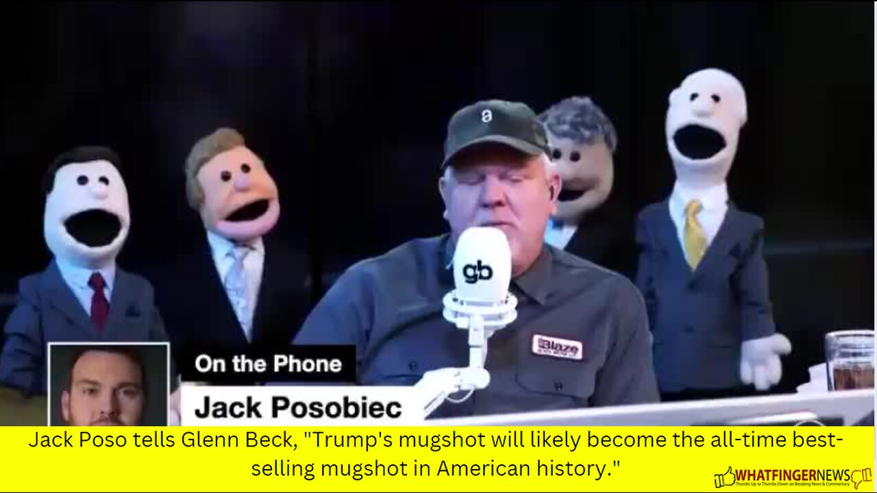 Jack Poso tells Glenn Beck, "Trump's mugshot will likely become the all-time best-selling mugshot