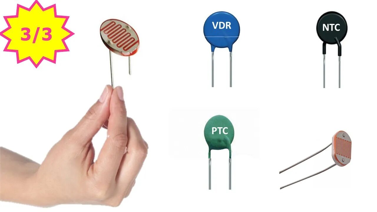 What are Dependent Resistors (LDR, NTC, PTC and VDR)