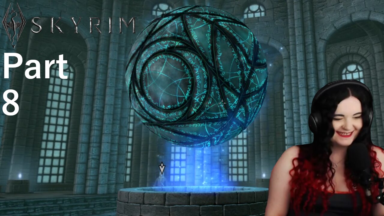 8# My first day at Wizard School!- Miss Darkness plays Skyrim (Live Stream)