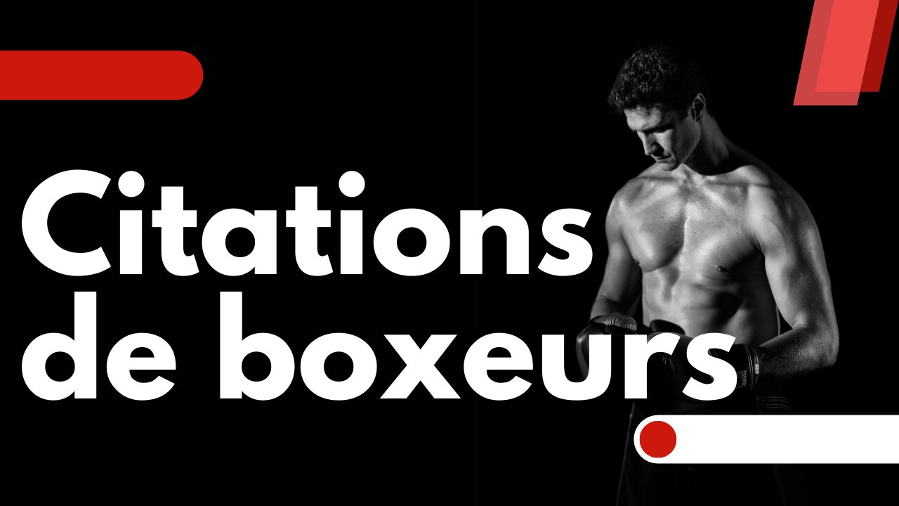 Citations de boxeurs - motivation et inspiration