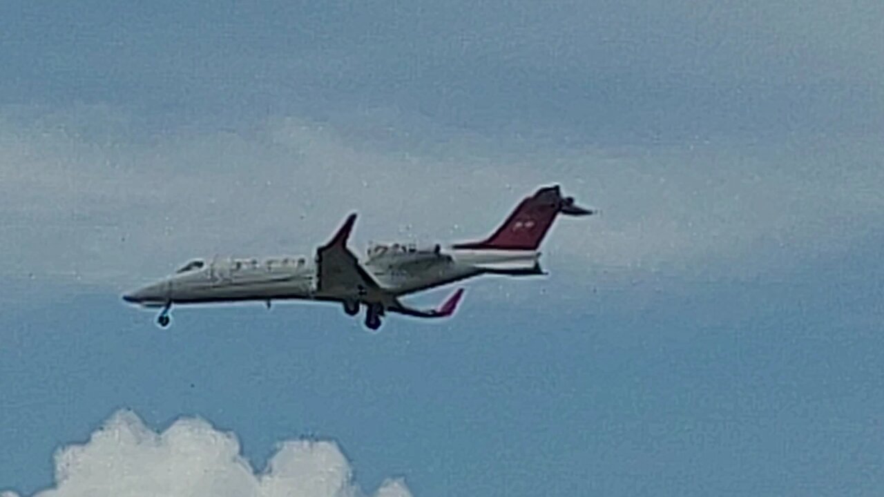 Bombardier Learjet 45 PS-PVS vindo de Manaus para Bridgetown