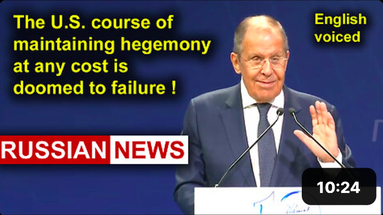 The U.S. course of maintaining hegemony at any cost is doomed to failure!