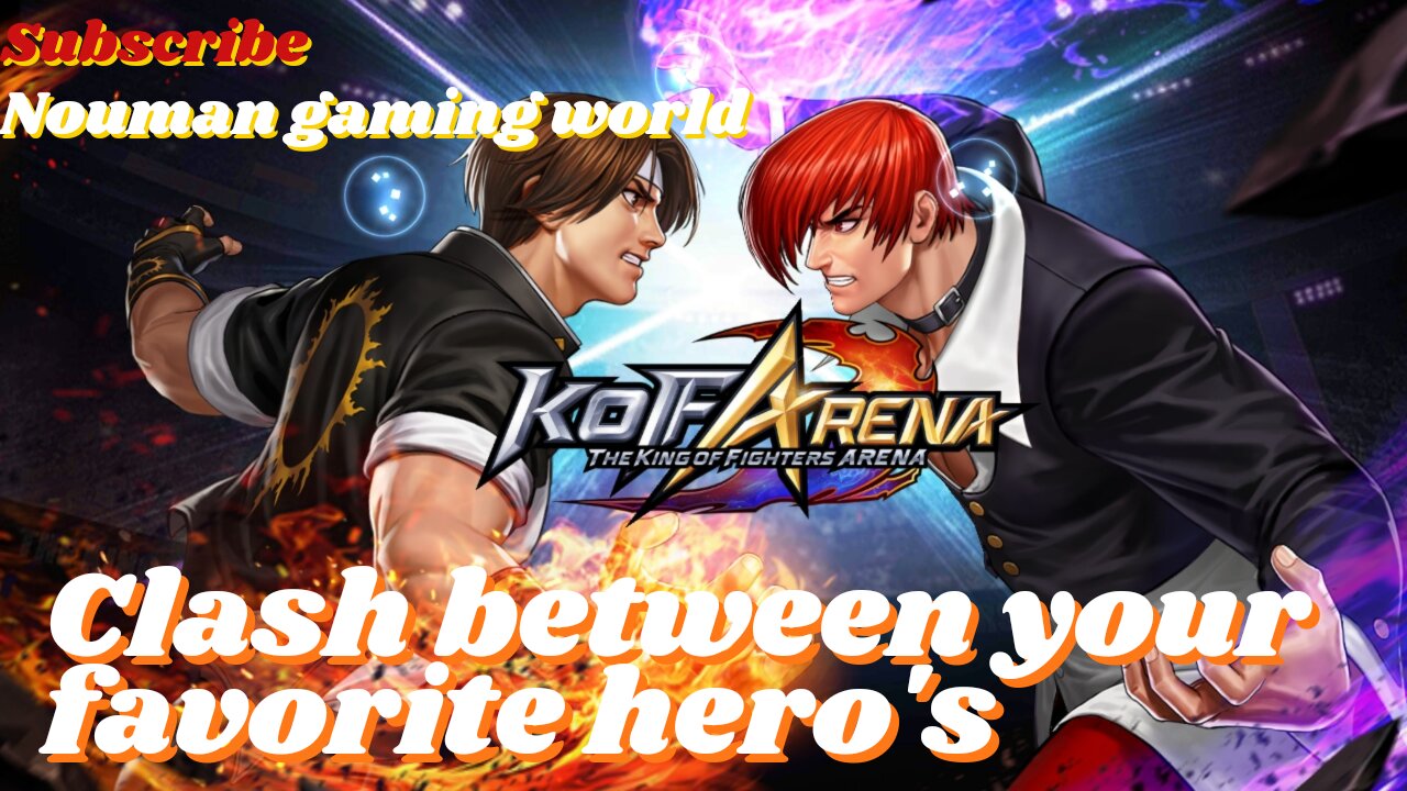 king of fighters arena clash between your favourite hero's