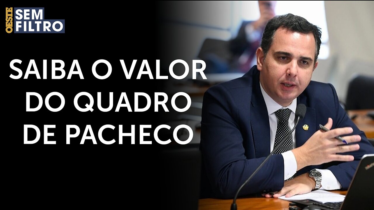 Rodrigo Pacheco terá retrato mais caro na galeria do Senado | #osf