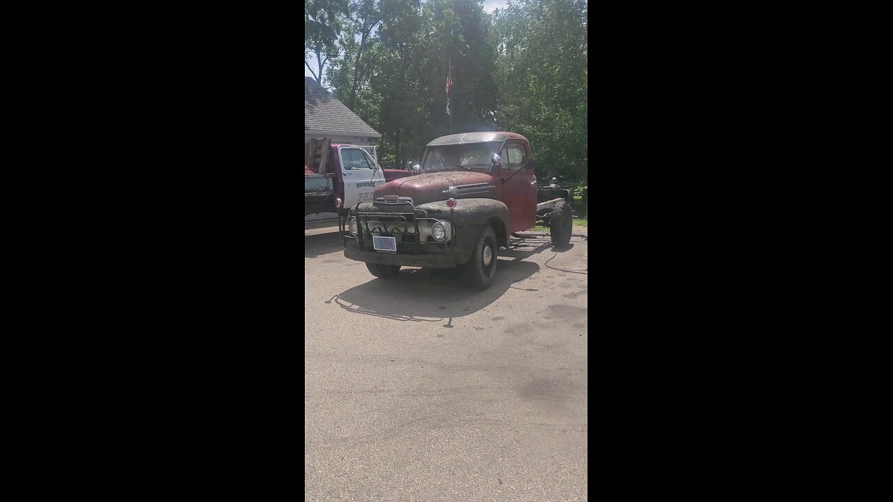 1951 Ford truck first wash