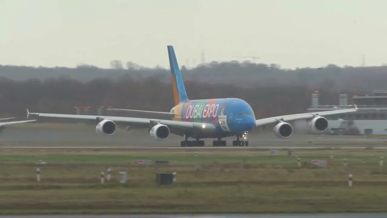 9 # 60-minute A380 take-off and landing process