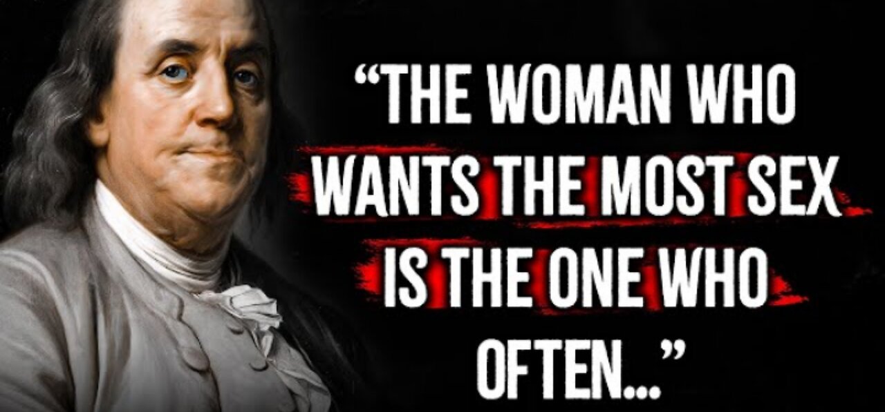 Benjamin Franklin's Life Lessons Men Should Learn As Soon As Possible