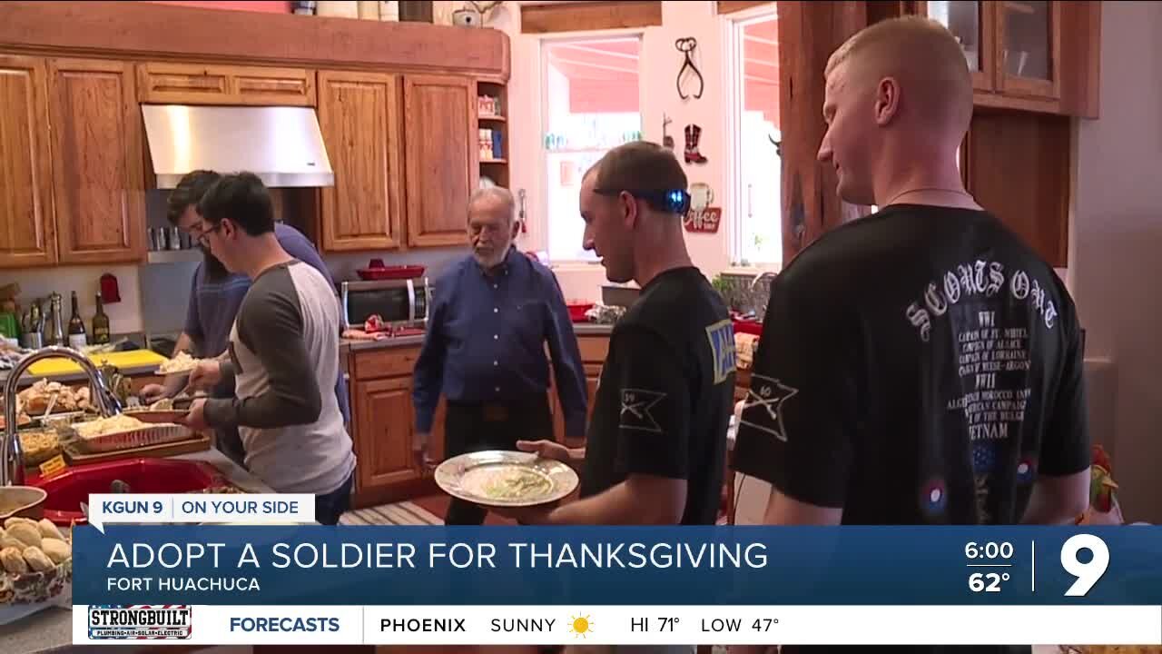 Adopt a soldier for Thanksgiving