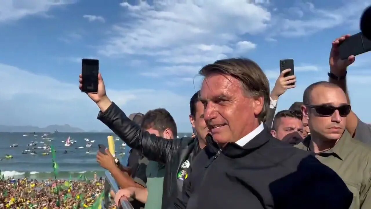 07/09/22, Rio de janeiro, comemoração do Bicentenário da Independência e apoio a Bolsonaro.