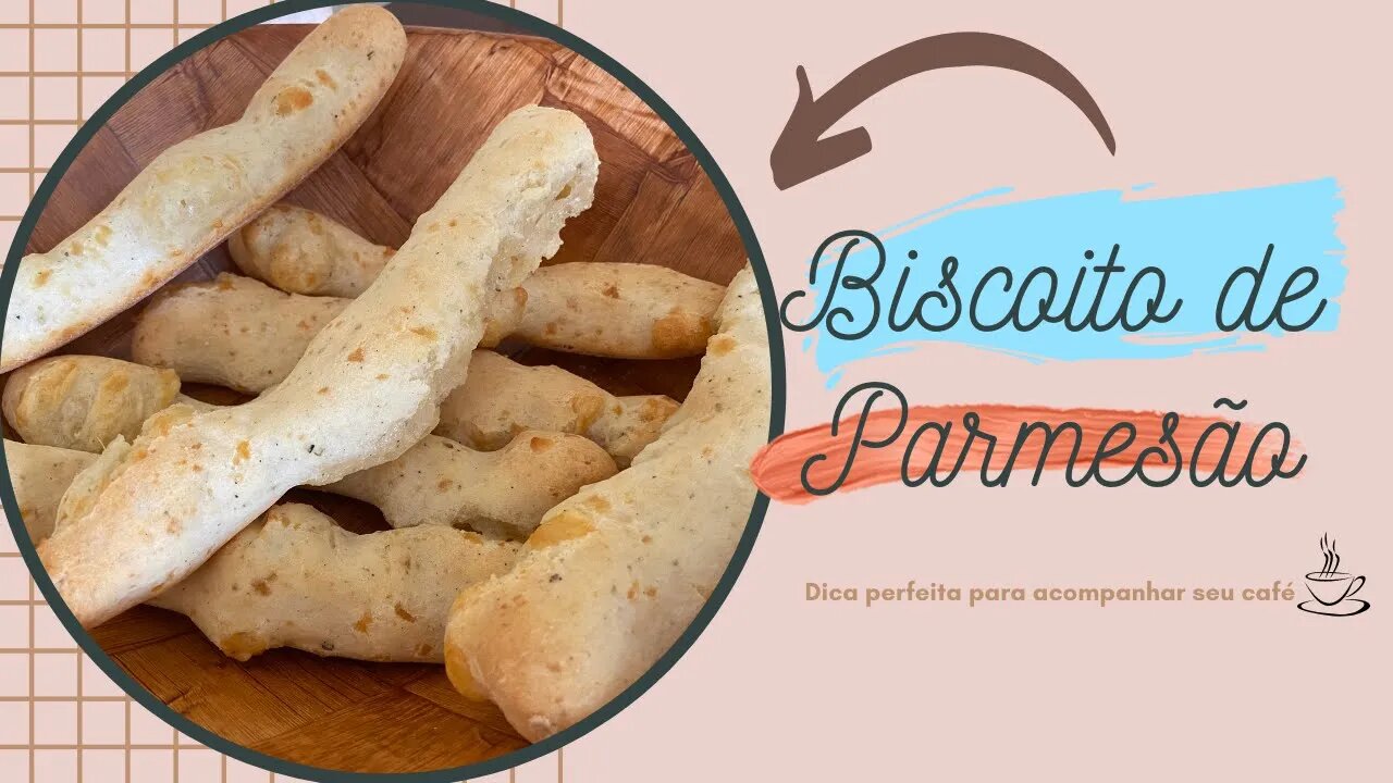 BISCOITO DE PARMESÃO, RECEITA SUPER FÁCIL E DELICIOSA PARA ACOMPANHAR SEU CAFÉ!!! #biscoito #receita