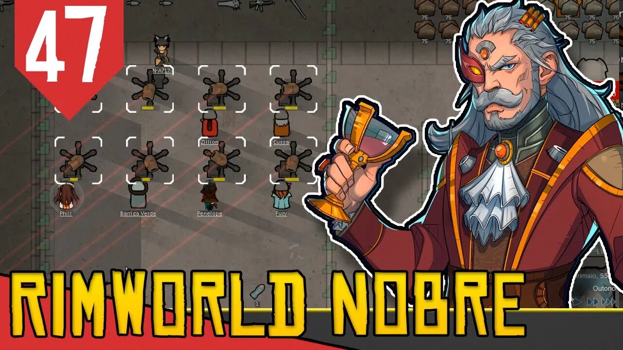 METROPOLE MECANOIDE! - Rimworld Royalty Base Aberta #47 [Gameplay Português PT-BR]