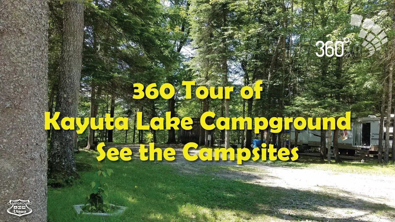 Kayuta Lake Campground Forestport NY - 360 Campground Tour See the Sites