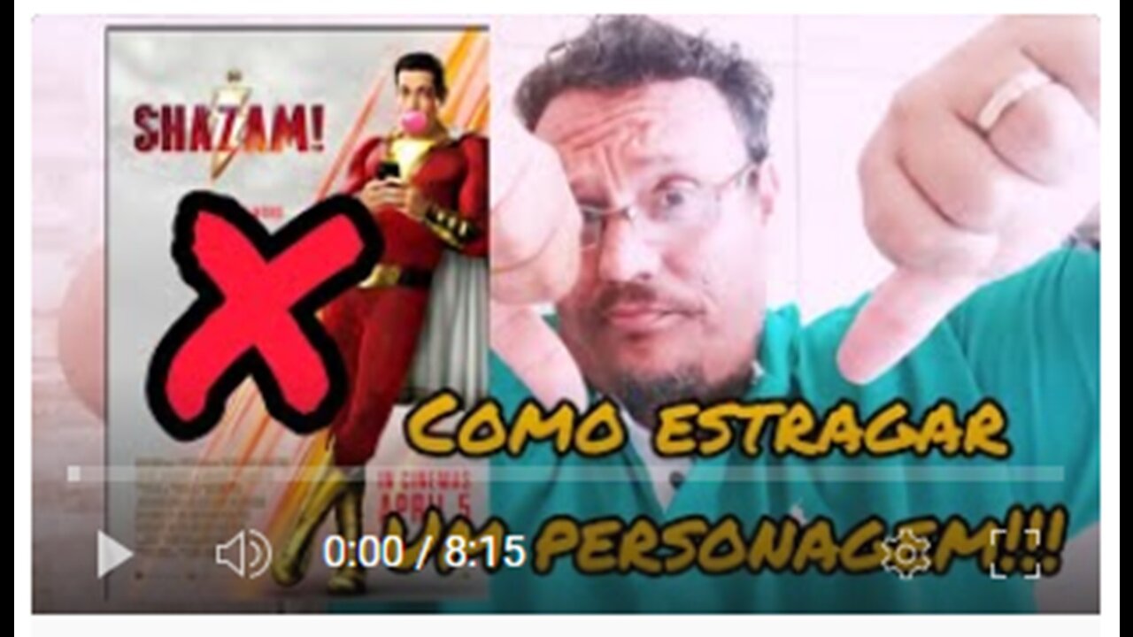 SHAZAM COMO A DC ESTRAGOU UM BOM PERSONAGEM!!!