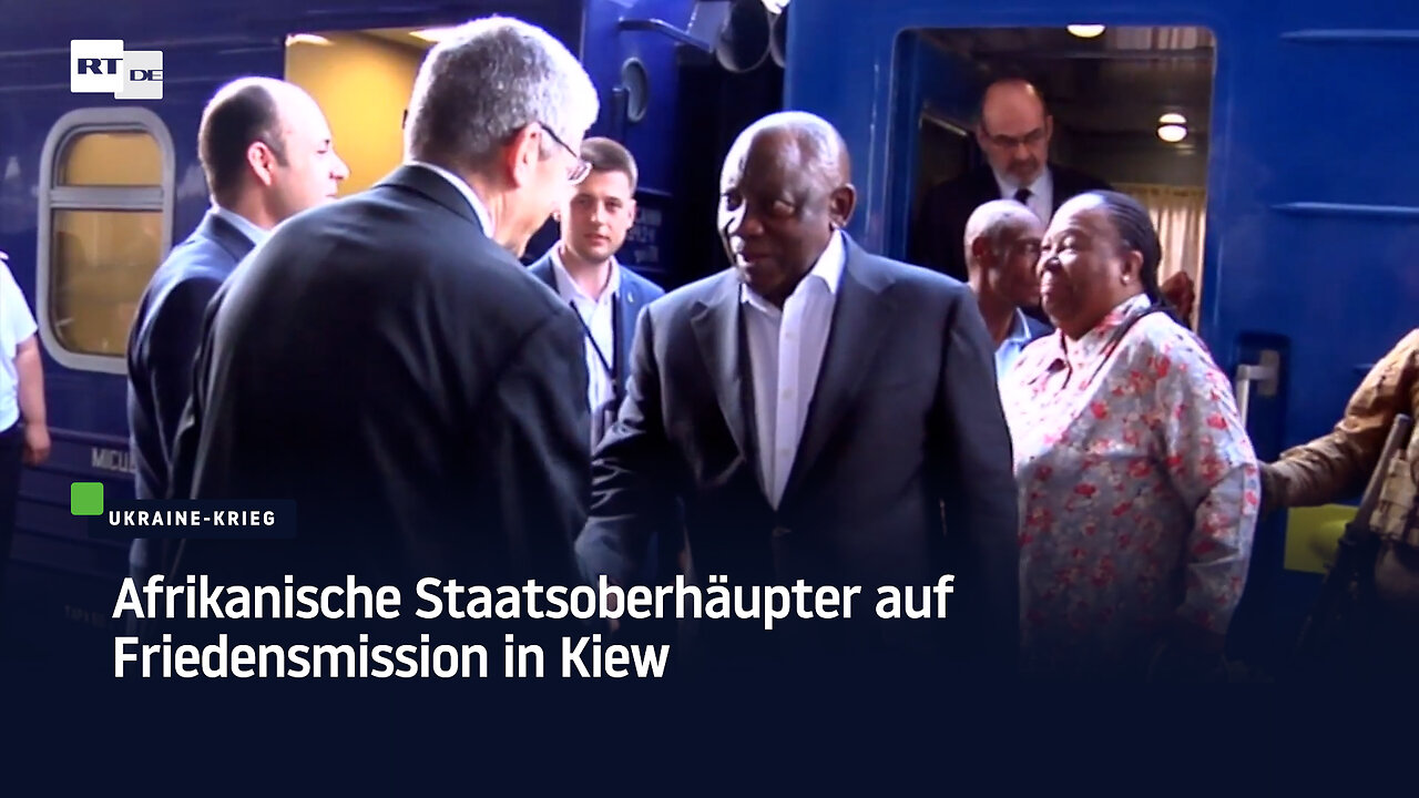 Afrikanische Staatsoberhäupter auf Friedensmission in Kiew