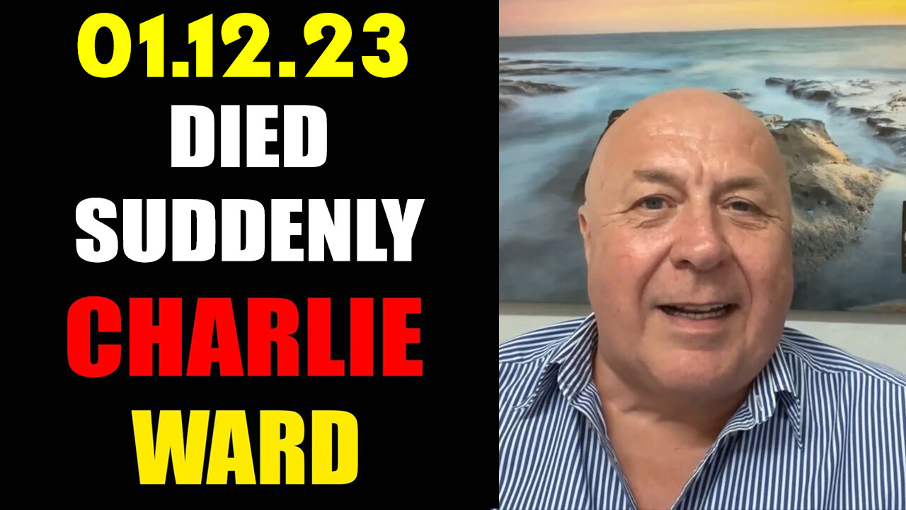 Charlie Ward "DIED SUDDENLY" 1.12.23