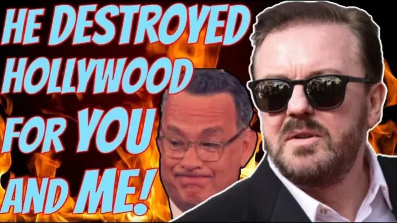 Ricky Gervais Reveals He SLAMMED Woke Hollywood at Golden Globes For Us!