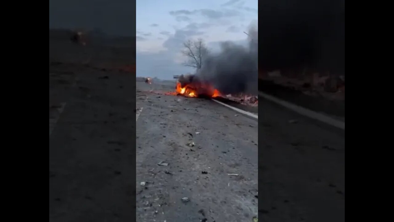 🇺🇦Graphic War18+🔥Combat Drone of Ukraine Armed Forces(ZSU) & Azov Regiment Firing on Russia #Shorts