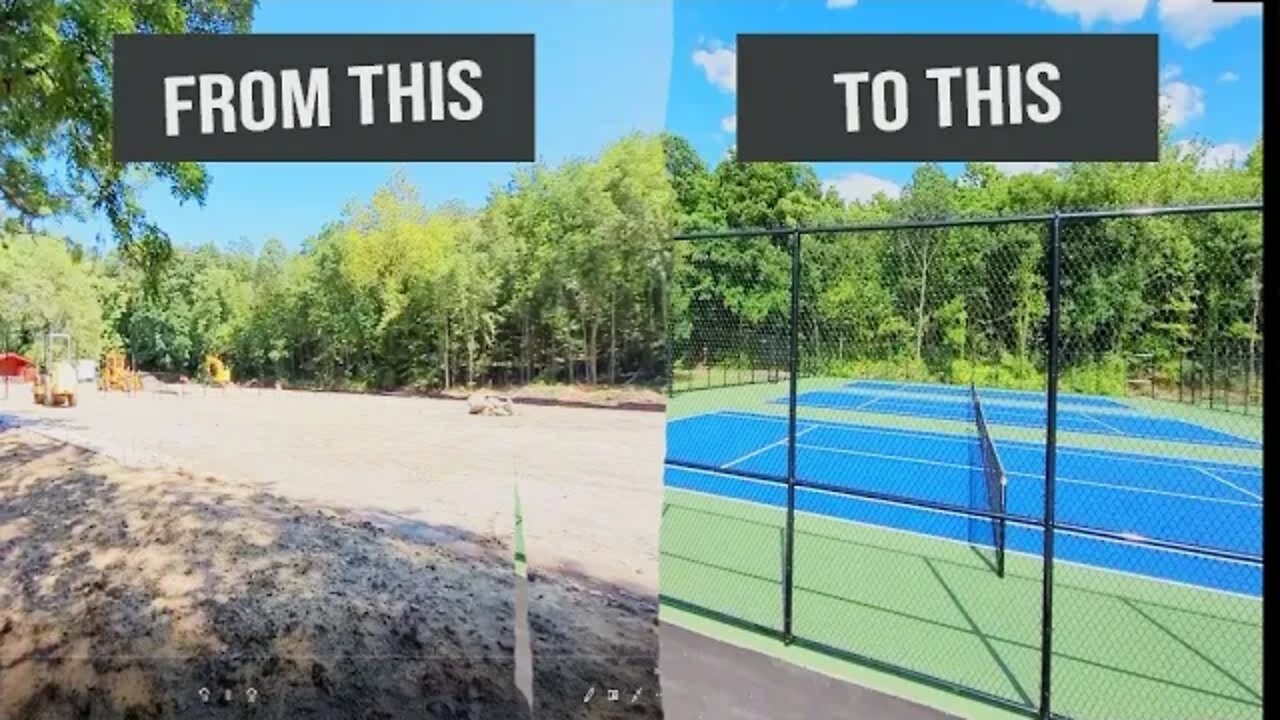 New Tennis Courts Total Rebuild and Upgraded / My New Local Tennis Court Tour