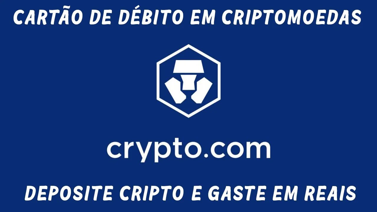 Cartão de débito em criptomoedas chegou no Brasil!