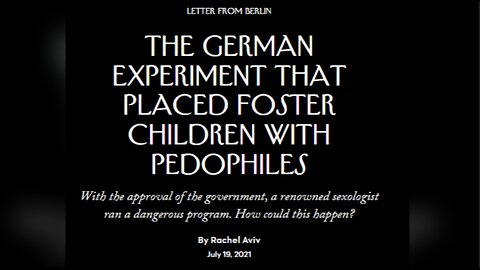 Alex Jones: Germany Stole Christian Children & Gave Them To Pedos - 8/19/24