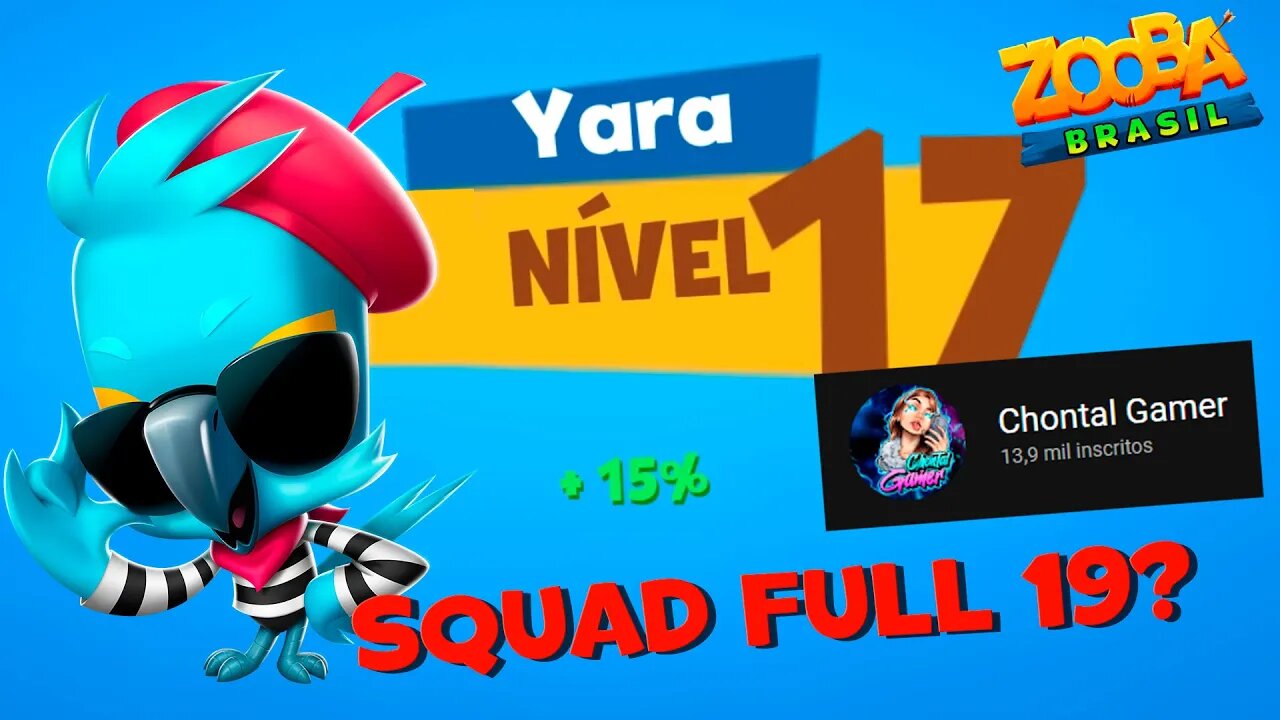 YARA NV 17 CONTRA JOGADORES REAIS SQUAD NV 19! ZOOBA @Chontal Gamer