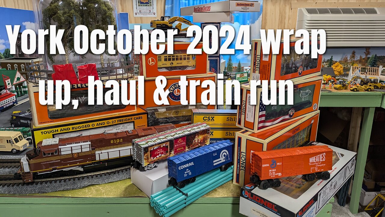 York, October 2024 Wrap Up, Haul & Train Run