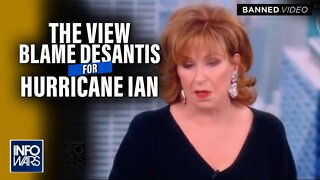 The View Claims Governor DeSantis Behind Hurricane Ian's Destruction in Florida