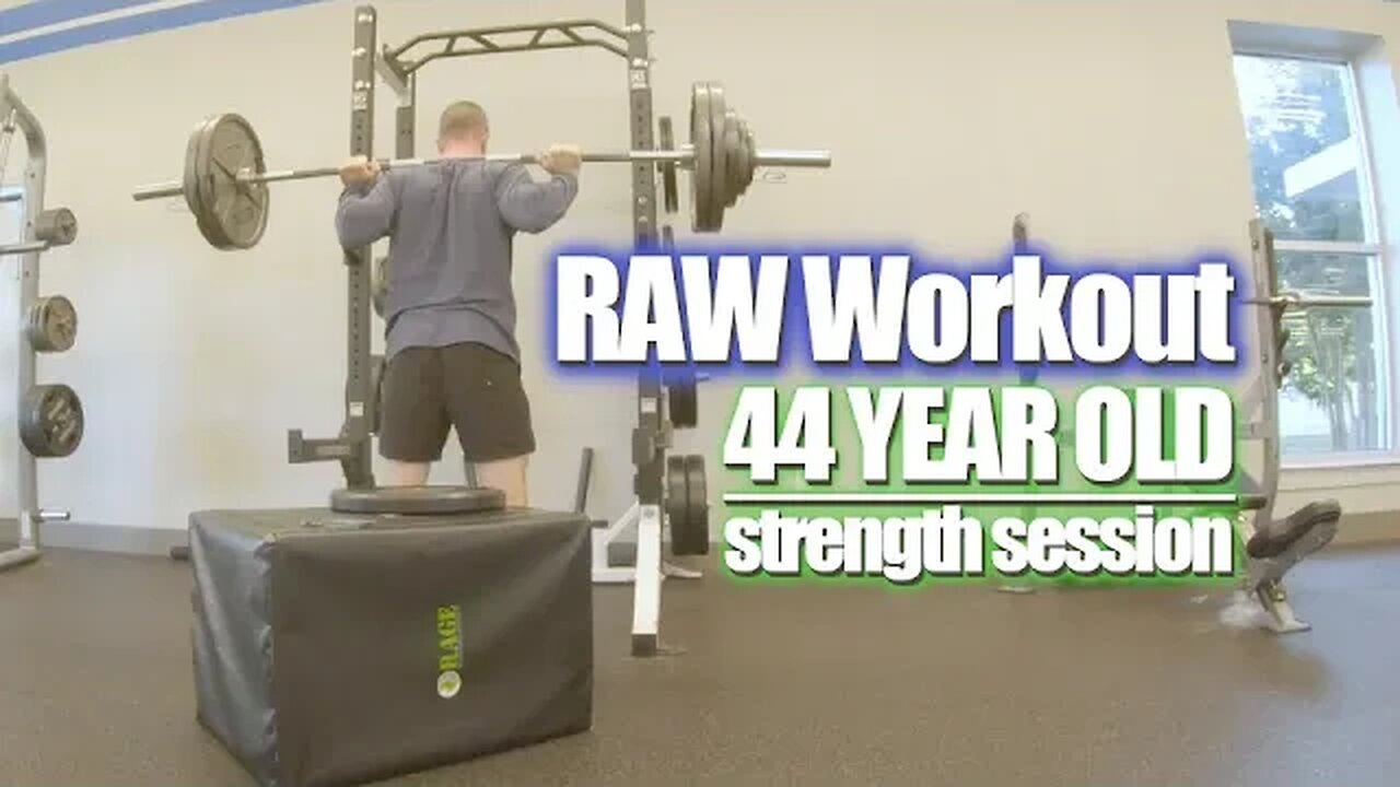 44 Year Old Athlete | Full-Body RAW WORKOUT